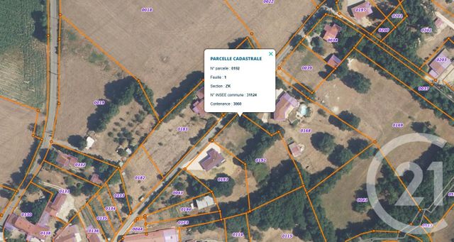 terrain à vendre - 3060.0 m2 - CASTILLON DE ST MARTORY - 31 - MIDI-PYRENEES - Century 21 Pyrénées Immo